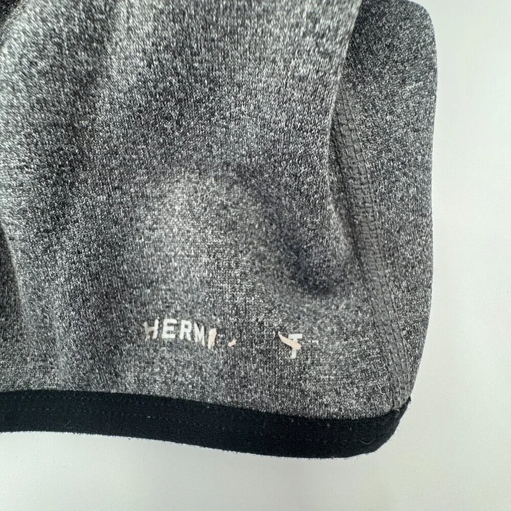 Nike Women's Therma-Fit Pullover Gray Pink Hoodie Sweatshirt Small